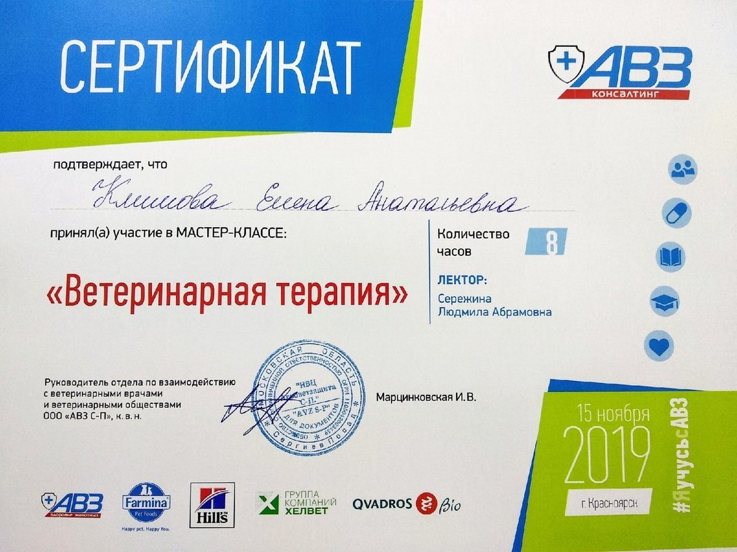 Документ или сертификат