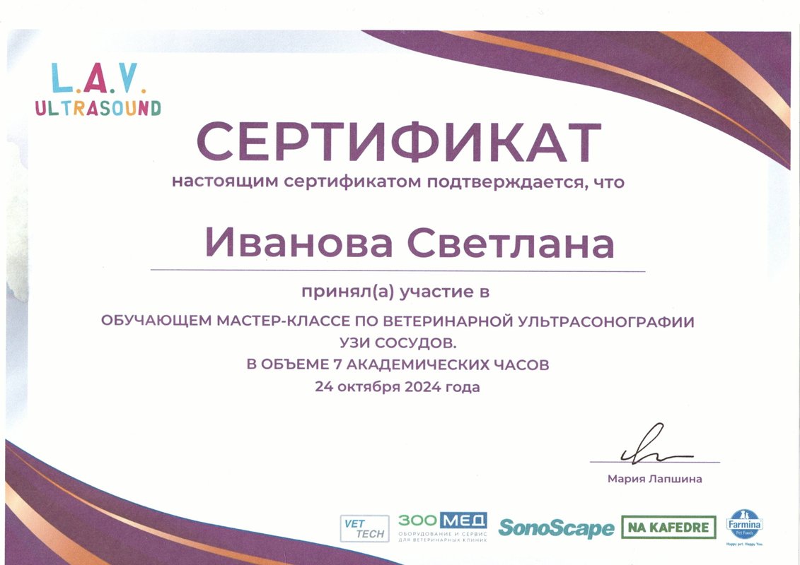 Документ или сертификат