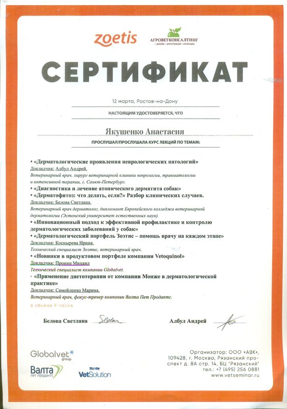 Документ или сертификат