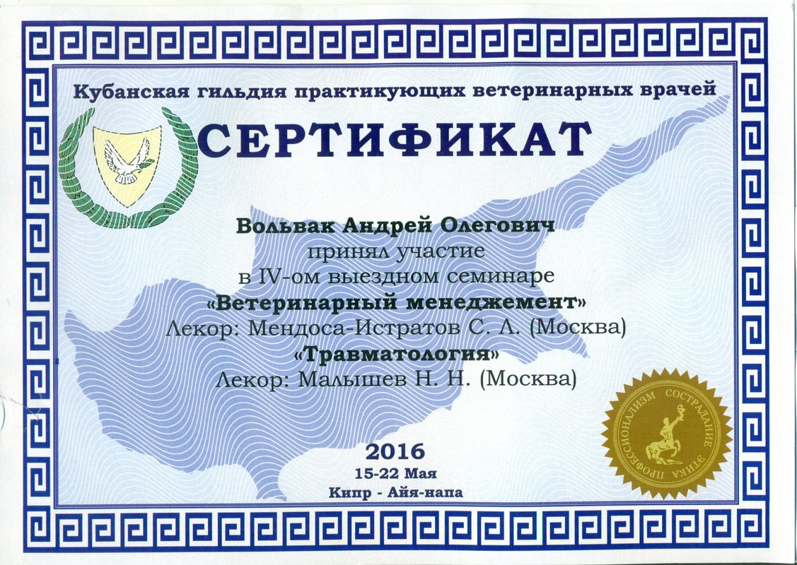 Документ или сертификат