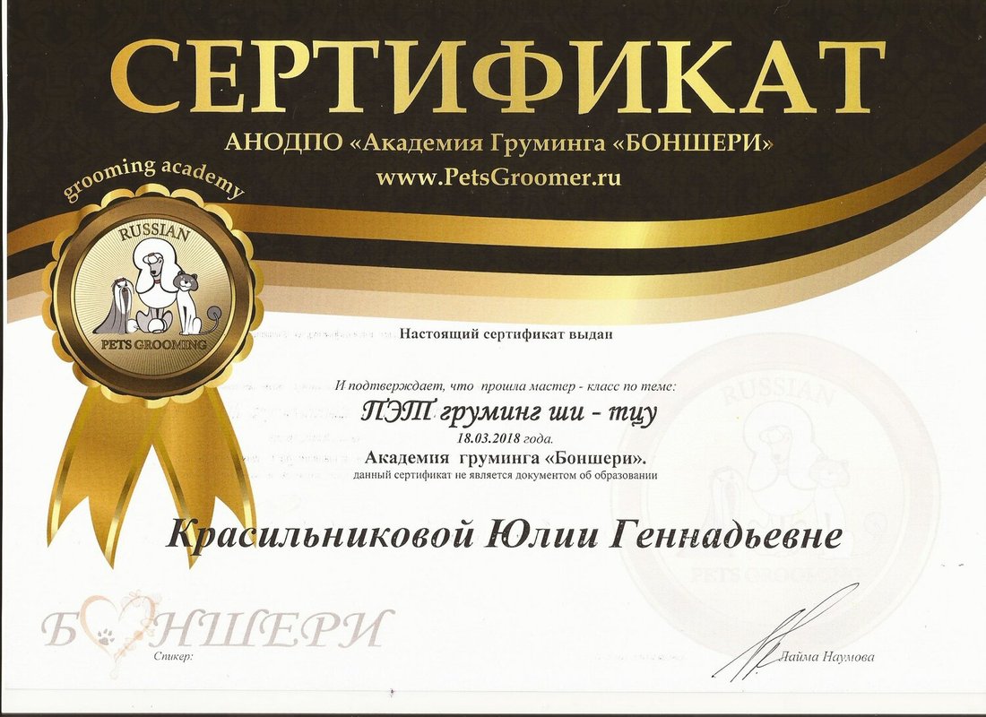 Документ или сертификат