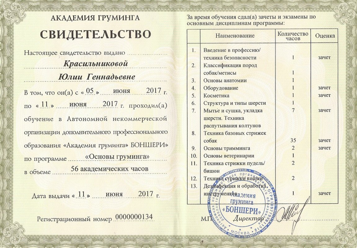 Документ или сертификат