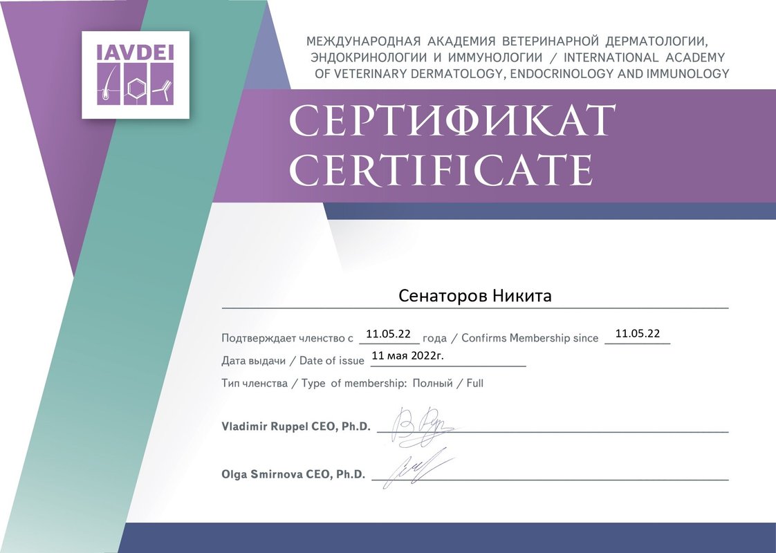 Документ или сертификат