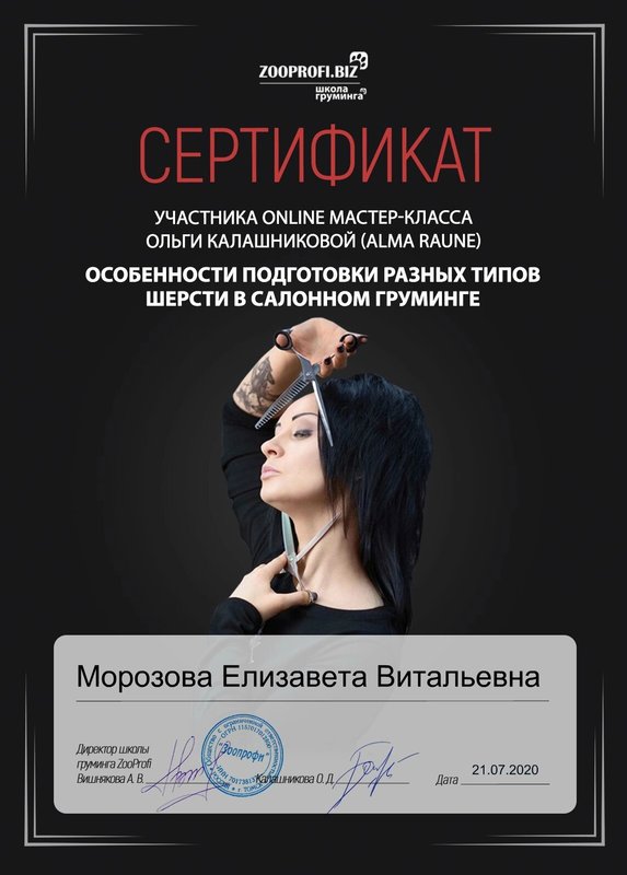 Документ или сертификат