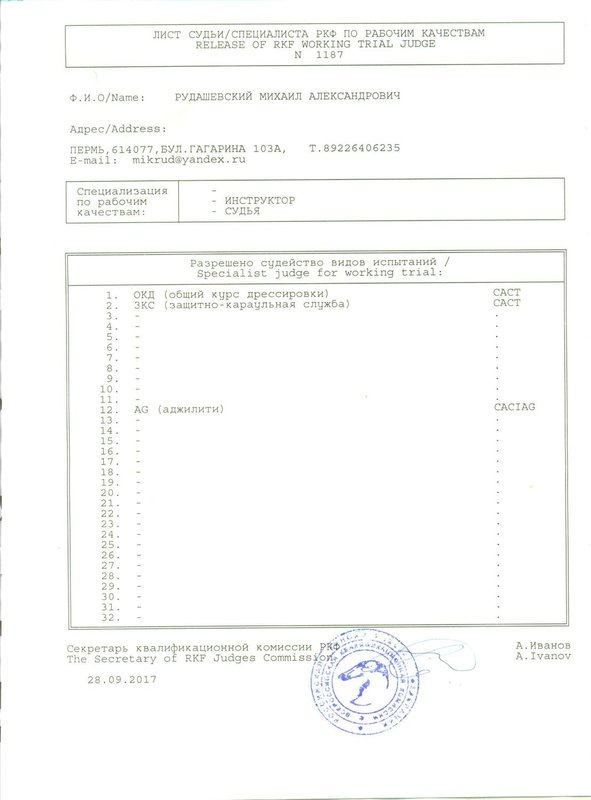 Документ или сертификат