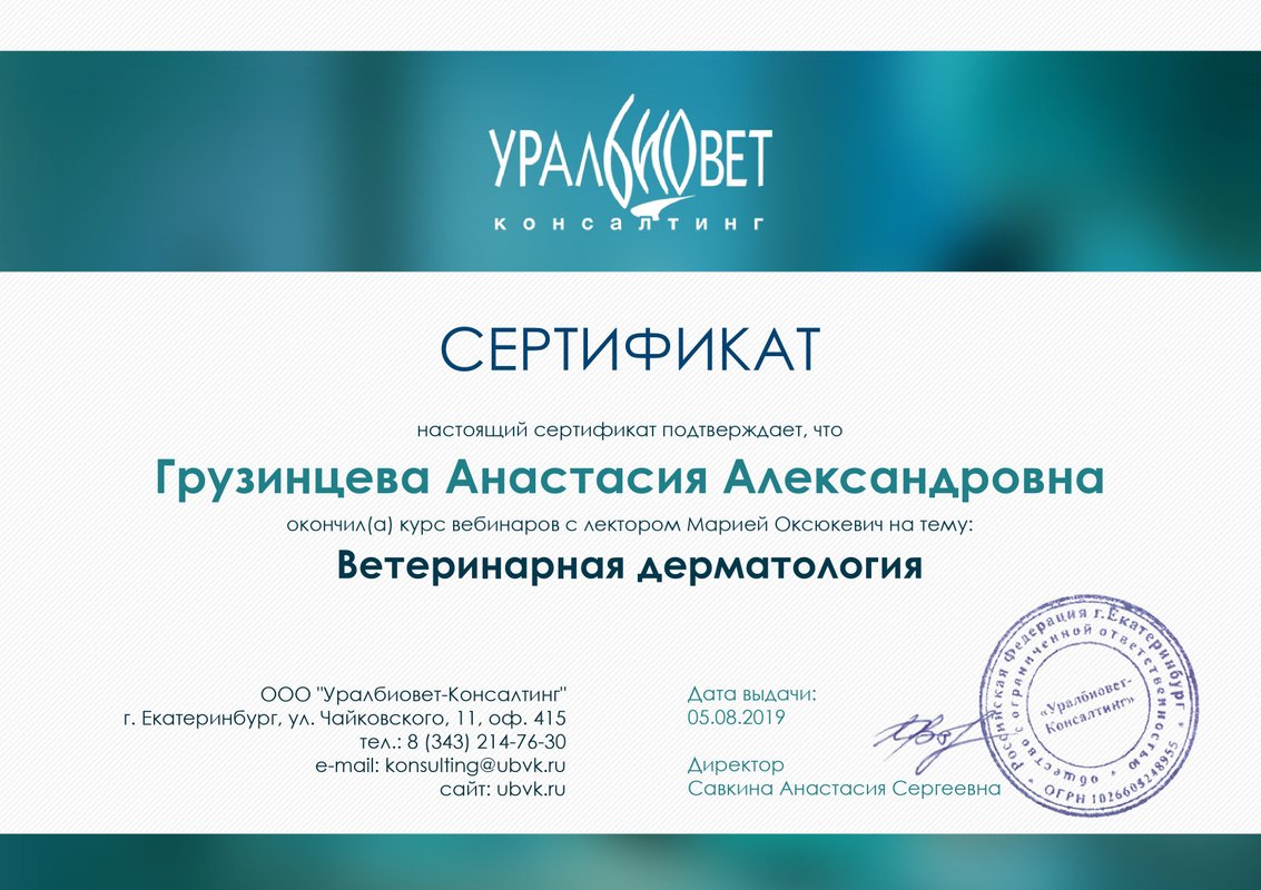 Документ или сертификат