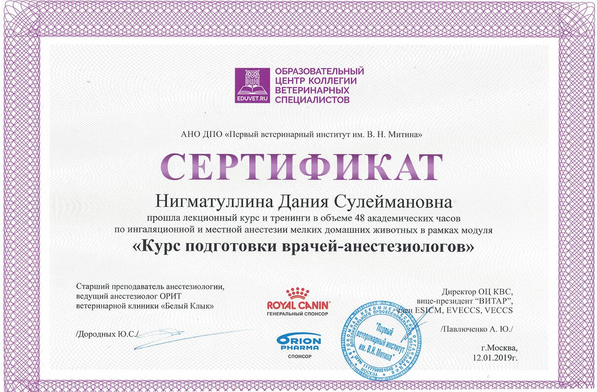 Документ или сертификат