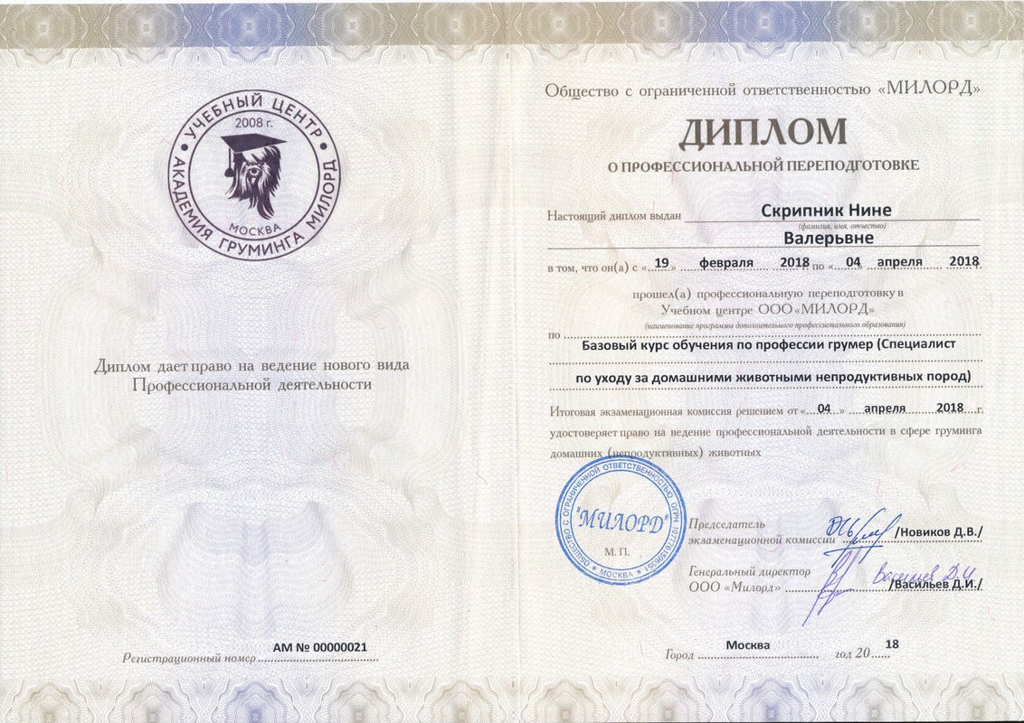 Документ или сертификат