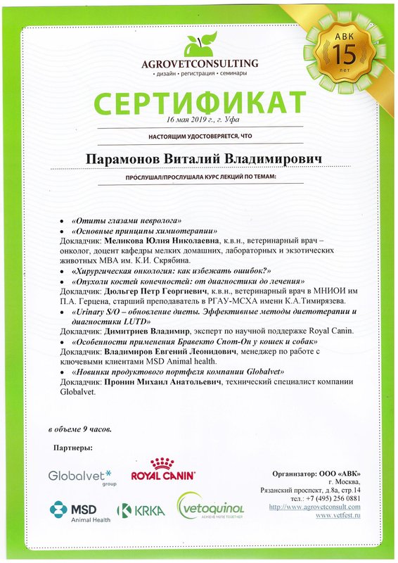 Документ или сертификат