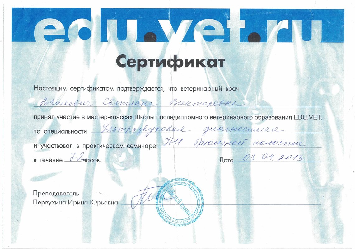 Документ или сертификат