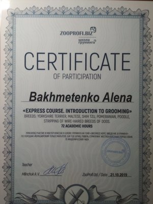 Фото врача Бахметенко Алёна Александровна