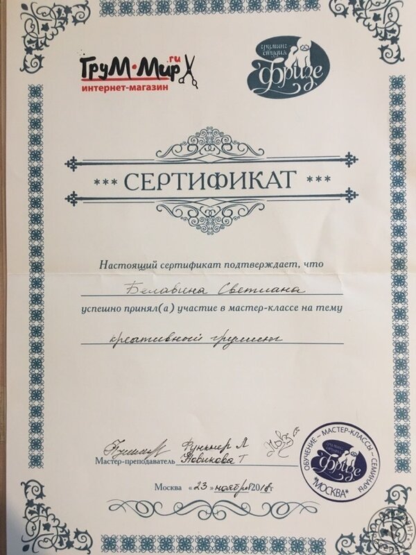 Документ или сертификат