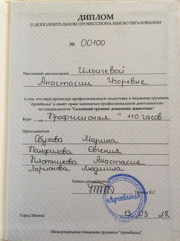Документ или сертификат