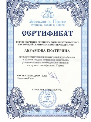 Фото врача Абрамова Екатерина