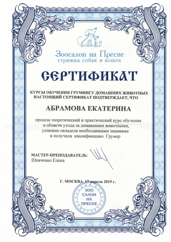 Документ или сертификат