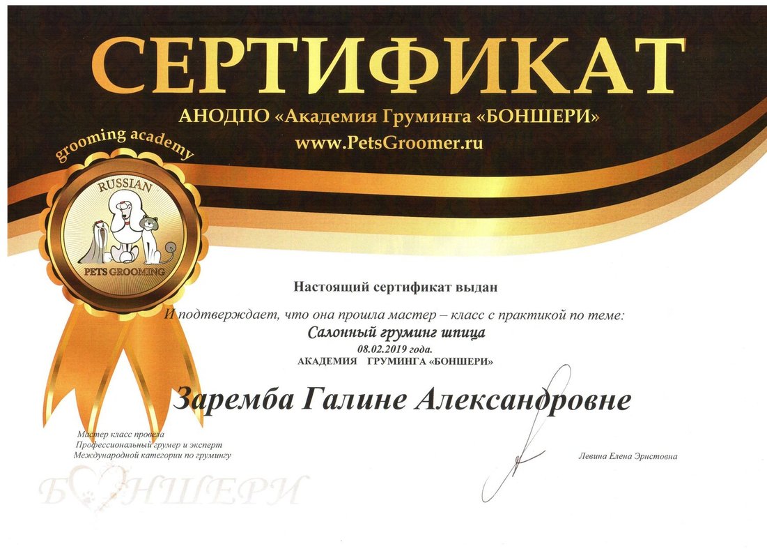 Документ или сертификат