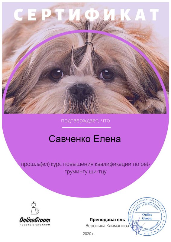 Документ или сертификат