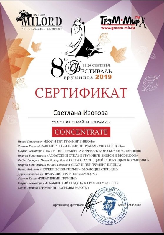 Документ или сертификат