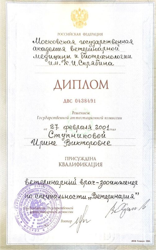 Документ или сертификат