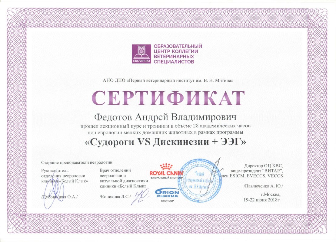 Документ или сертификат