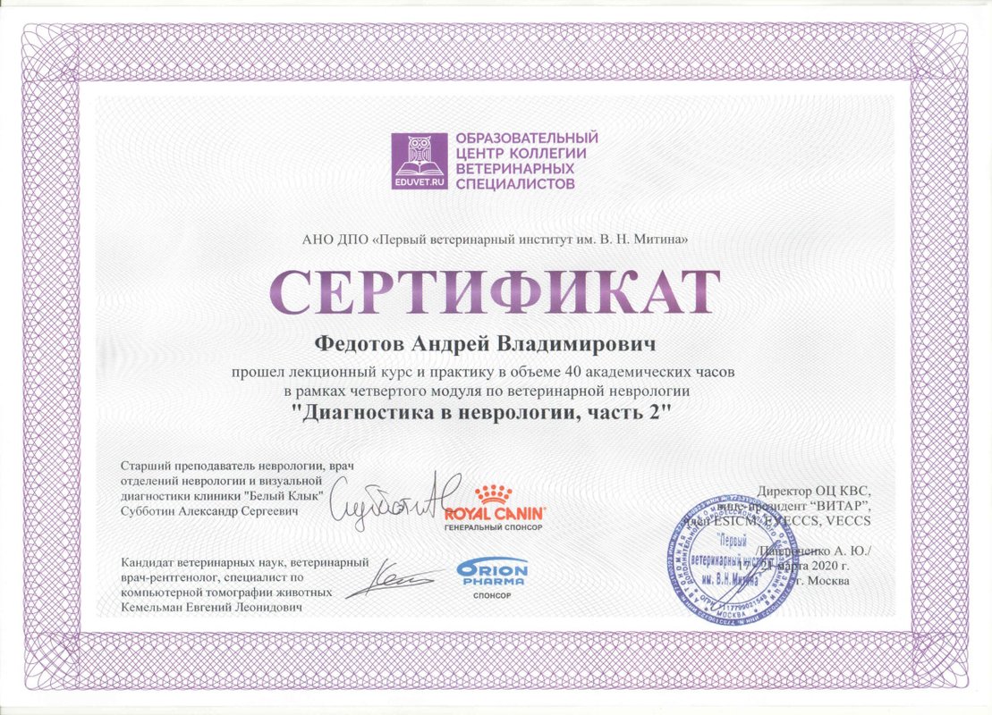 Документ или сертификат