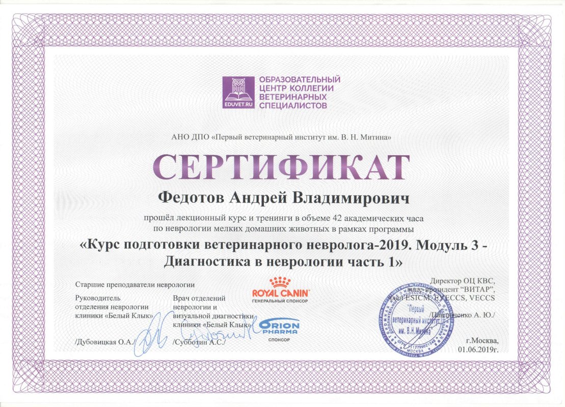 Документ или сертификат