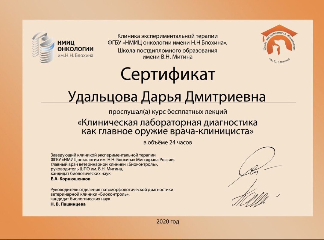 Документ или сертификат