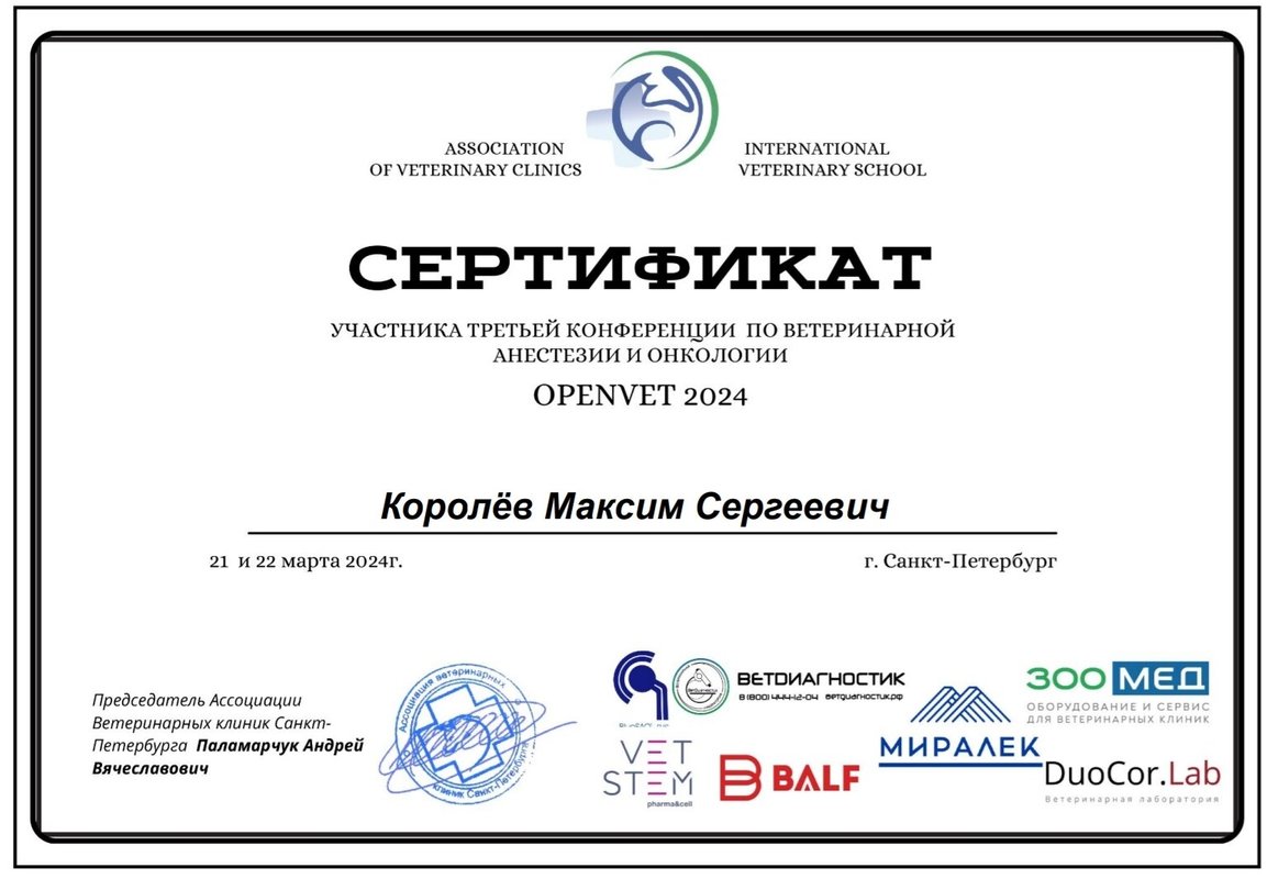 Документ или сертификат