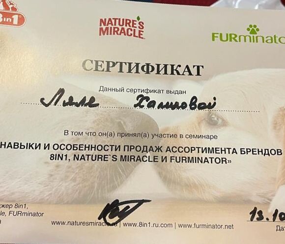 Документ или сертификат