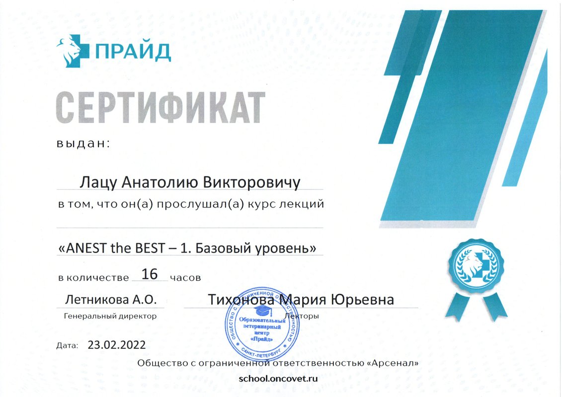 Документ или сертификат