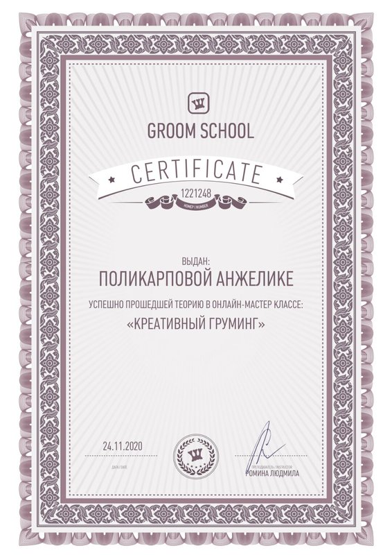 Документ или сертификат