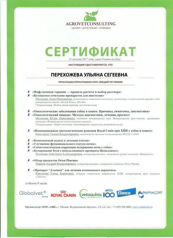 Документ или сертификат