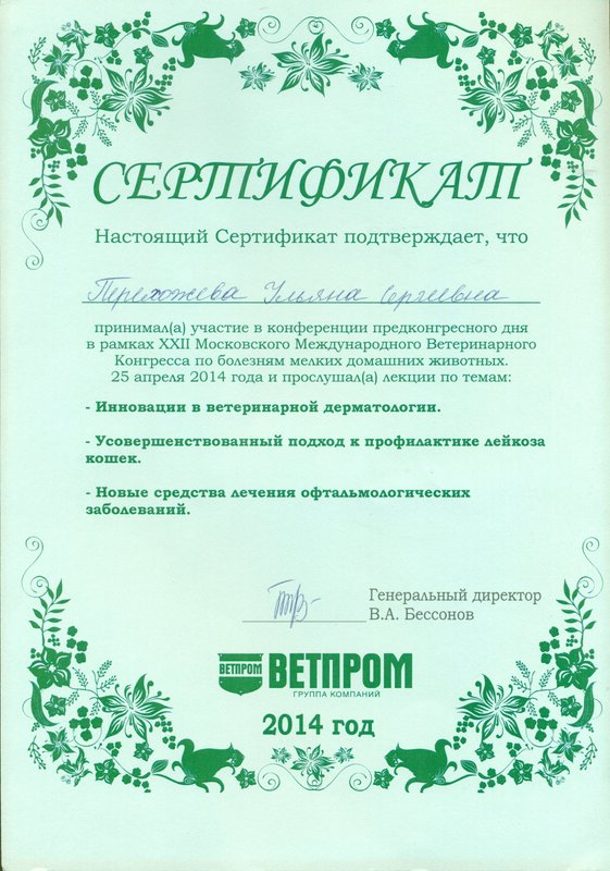 Документ или сертификат