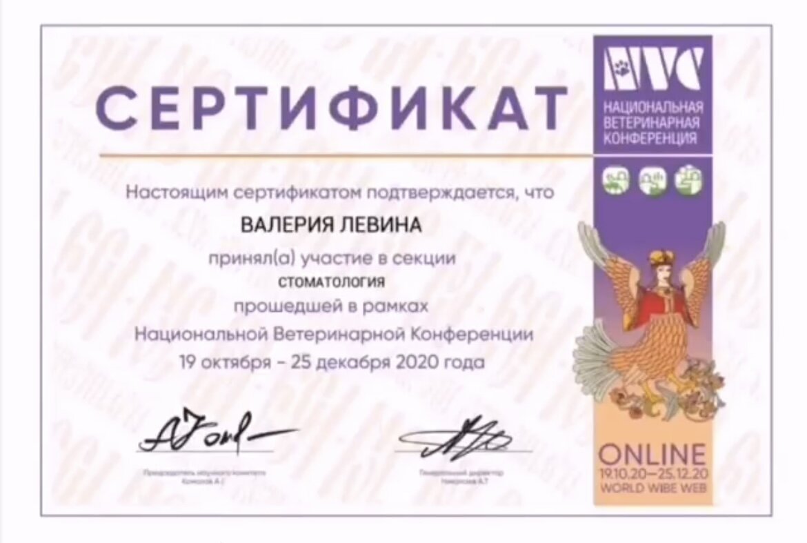 Документ или сертификат