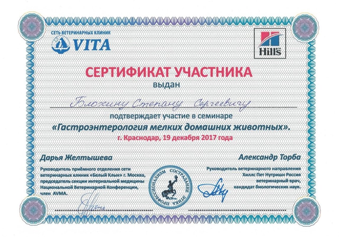 Документ или сертификат