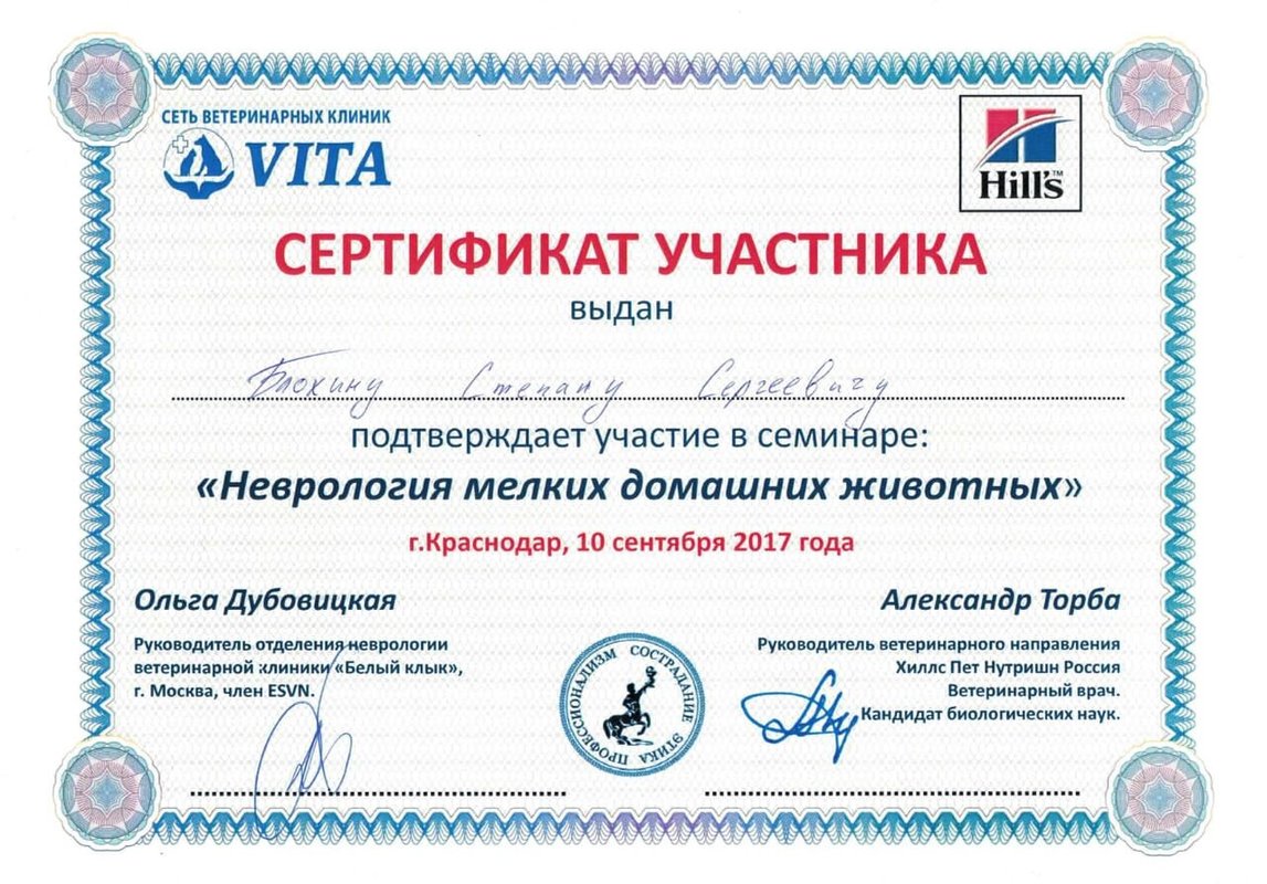 Документ или сертификат