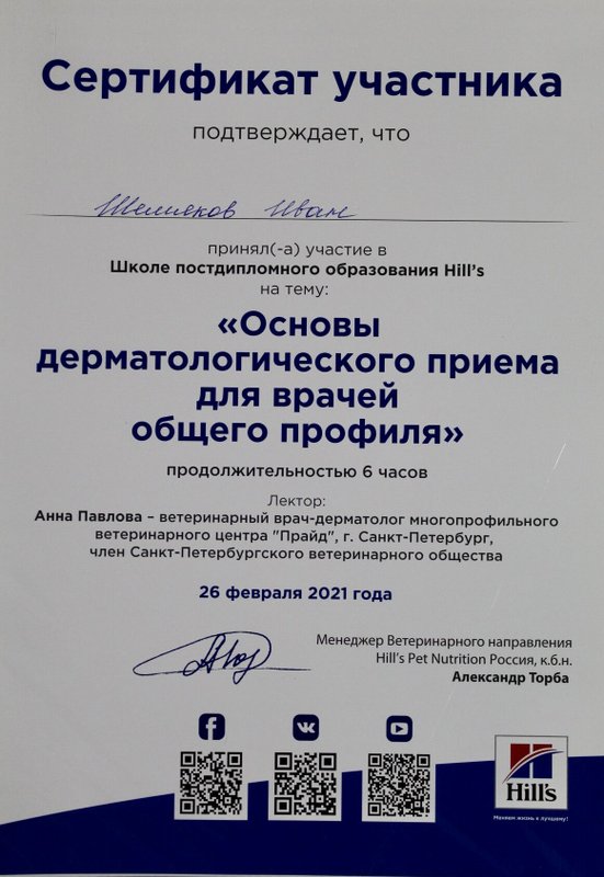 Документ или сертификат