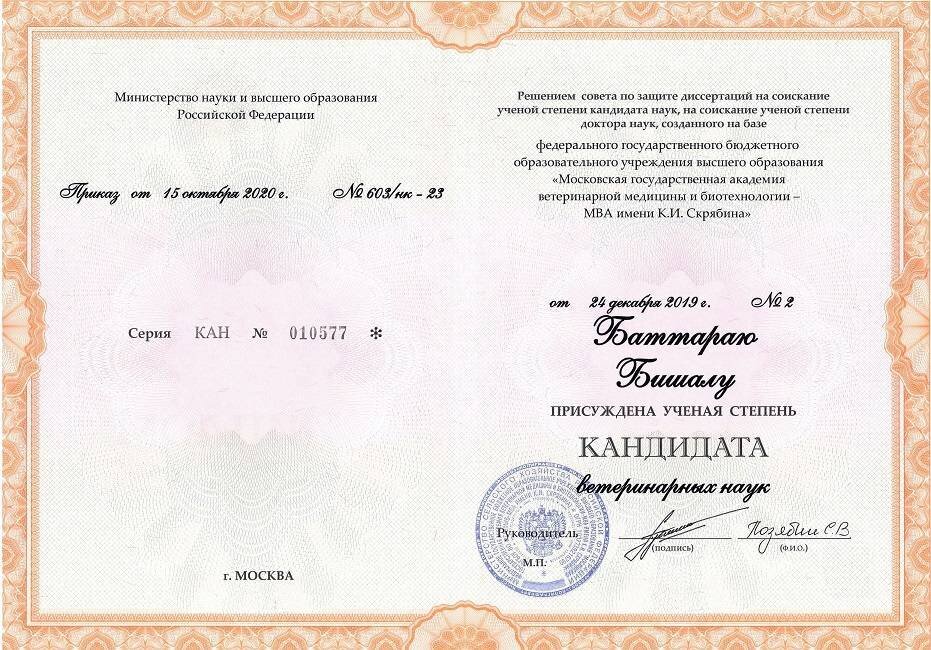 Документ или сертификат