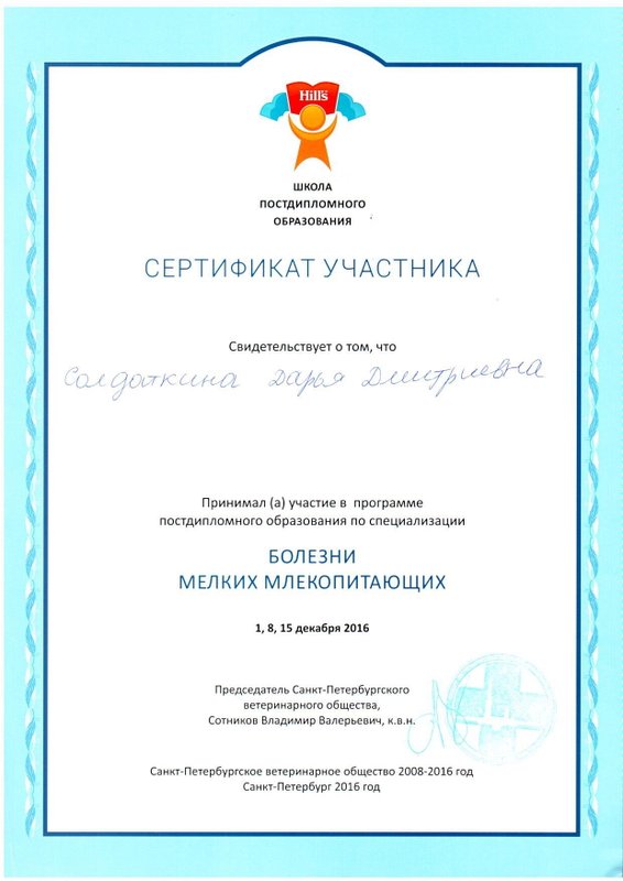 Документ или сертификат