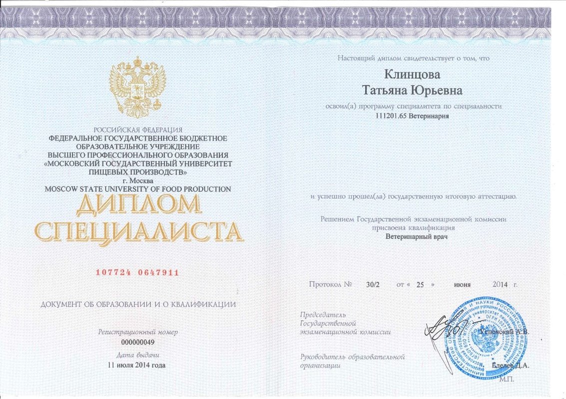Документ или сертификат