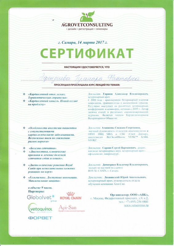 Документ или сертификат