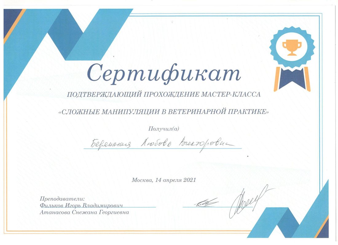 Документ или сертификат