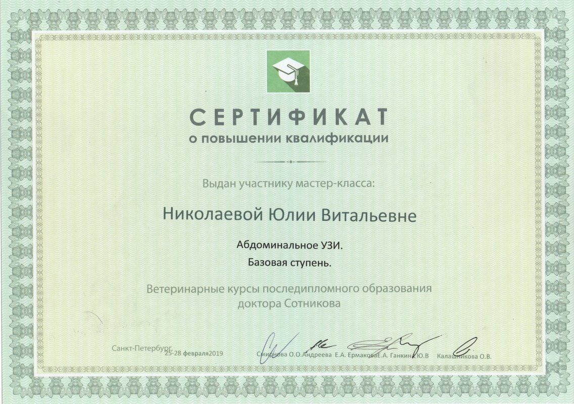 Документ или сертификат