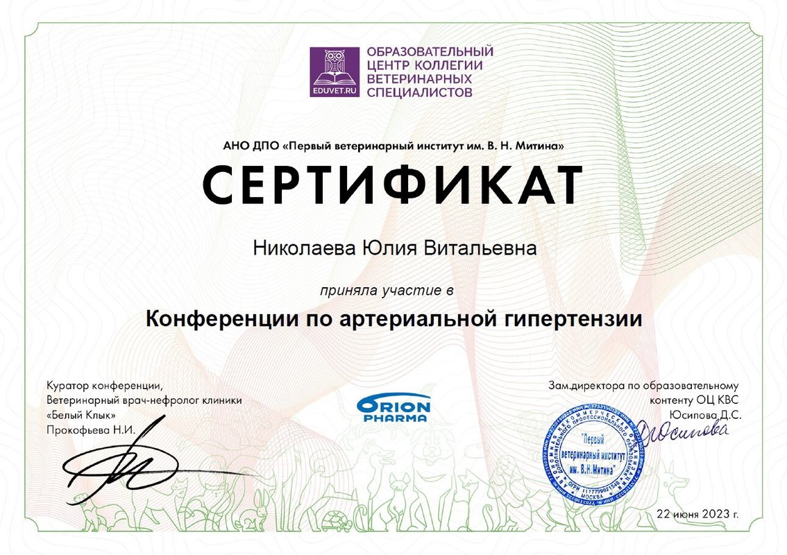 Документ или сертификат