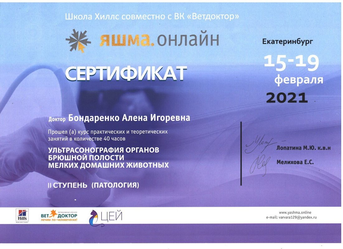 Документ или сертификат