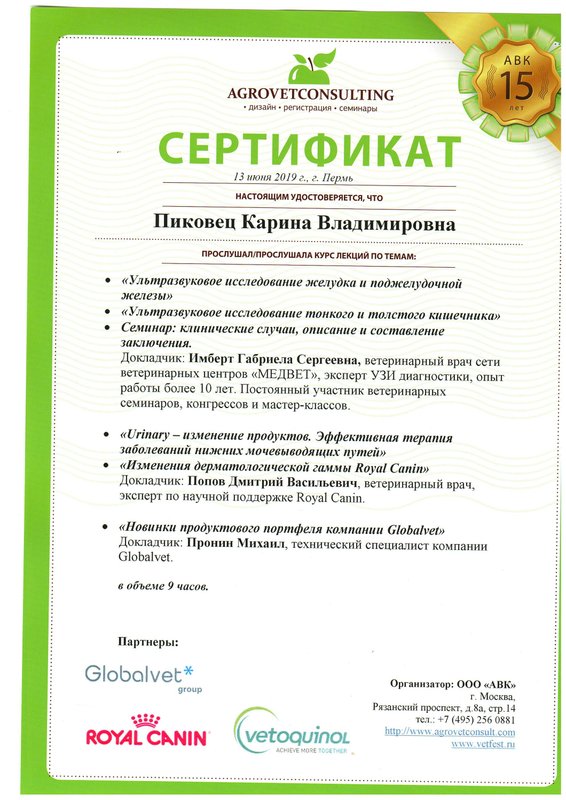 Документ или сертификат