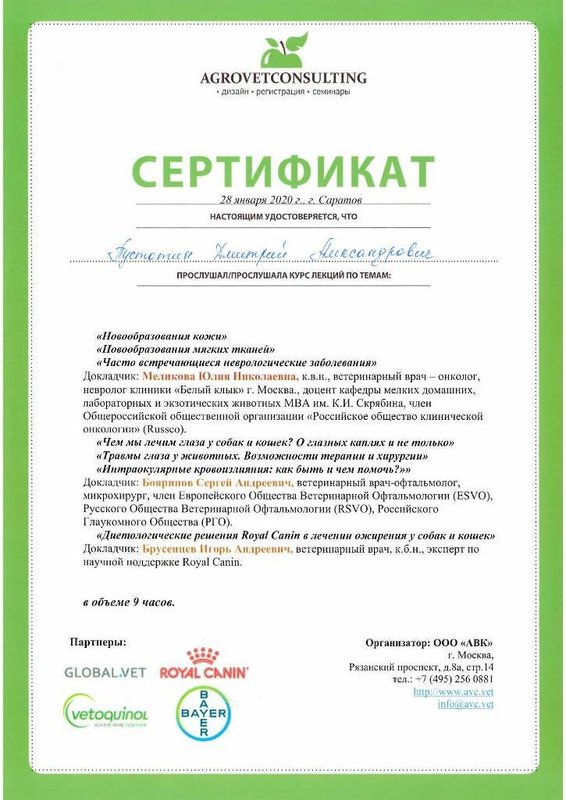 Документ или сертификат