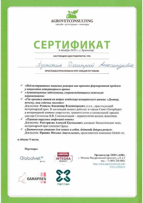 Документ или сертификат