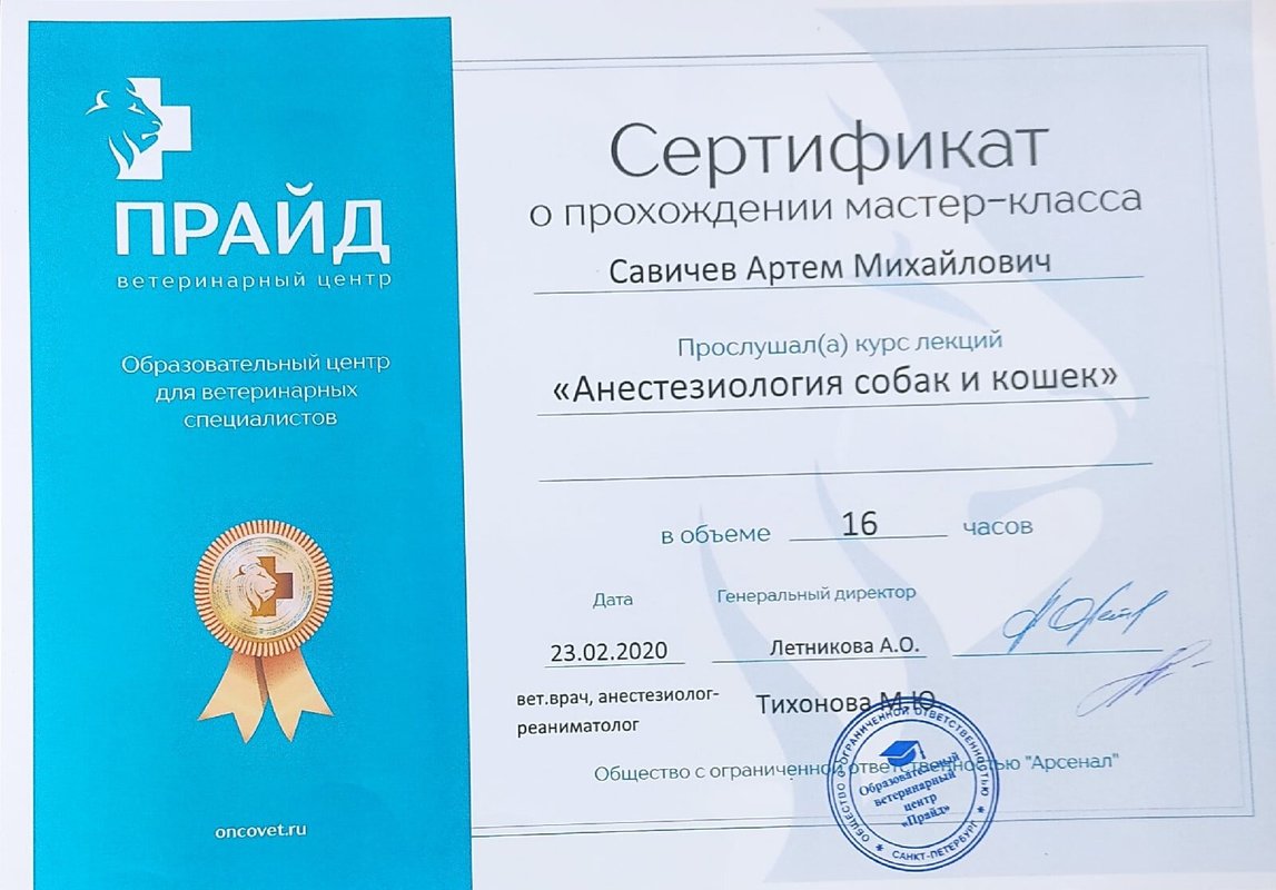 Документ или сертификат