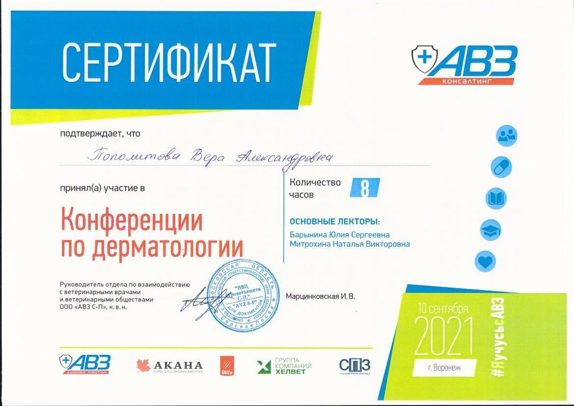Документ или сертификат
